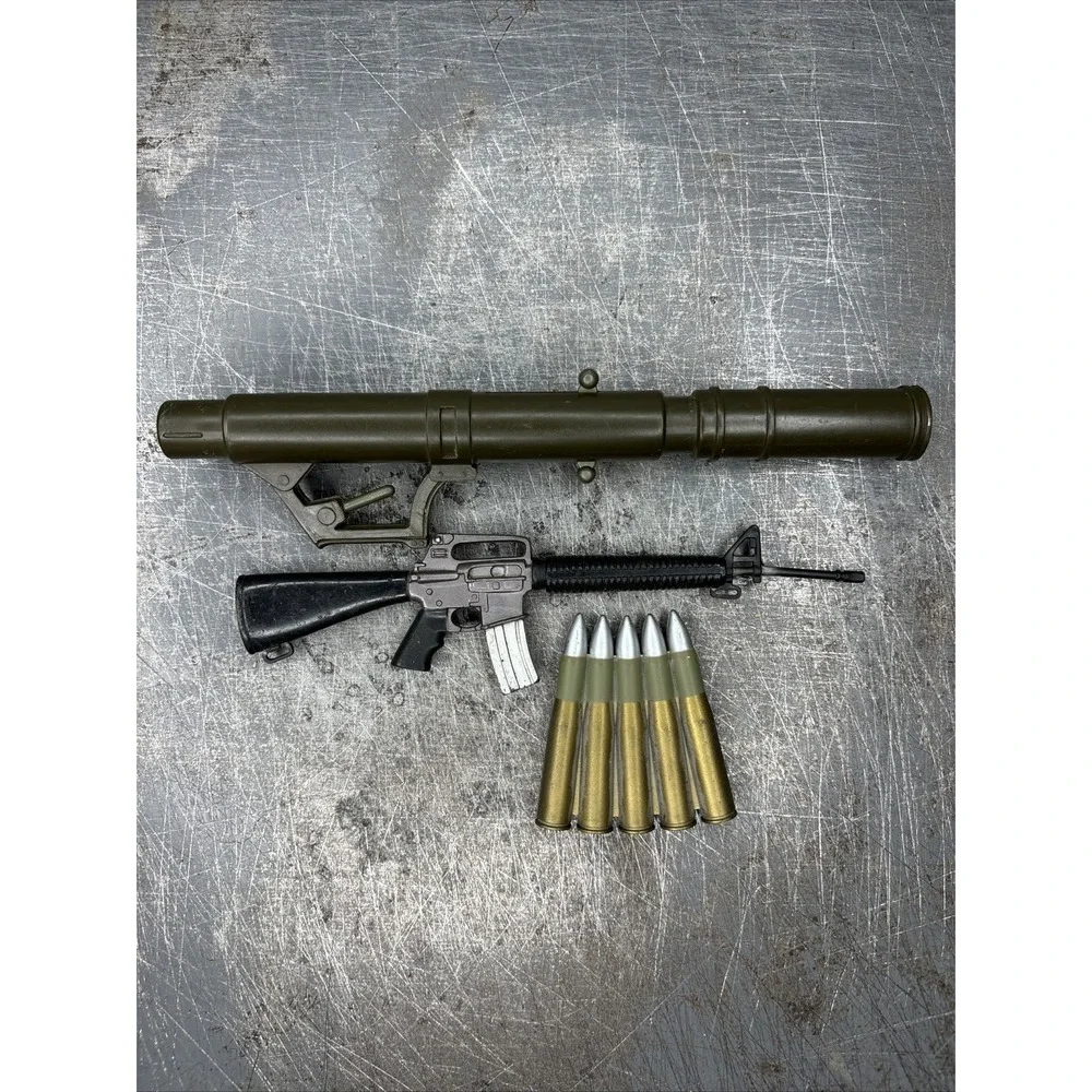 1/6 Scale WWII US Mortar Launcher Rifle Anti Tank Ammo GI Joe Ultimate Soldier‎